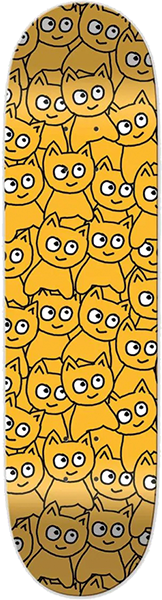 MEOW STICKER PILE DECK-8.25 OG