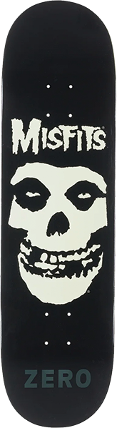 ZERO MISFITS FIEND SKULL DECK-8.5 GITD DIPPED