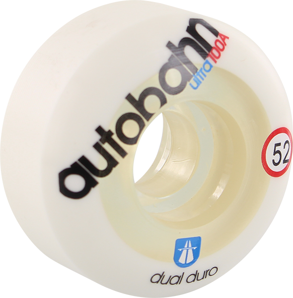 AUTOBAHN DUAL DURO ULTRA 52mm 100a WHT/CLR *sale*