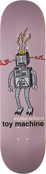 TOY MACHINE WILLARD ROBOT FIRE DECK-8.25