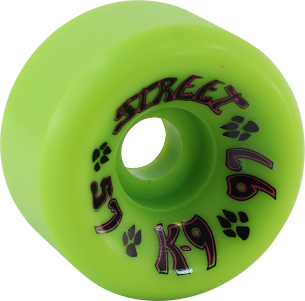 DOGTOWN K-9 80'S STREET 57mm 97a LIME GREEN