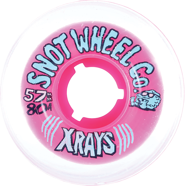 SNOT X-RAYS 57MM 80A CLEAR/PINK CORE