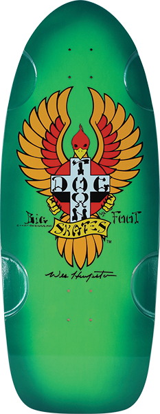 DT BIG FOOT 70S OG 11.7 X 30.825 GREEN/BLUE SPRAY